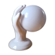 Ceramic hand lamp 1980