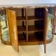 Art Deco period sideboard in precious wood veneer, Loupe d'Amboine