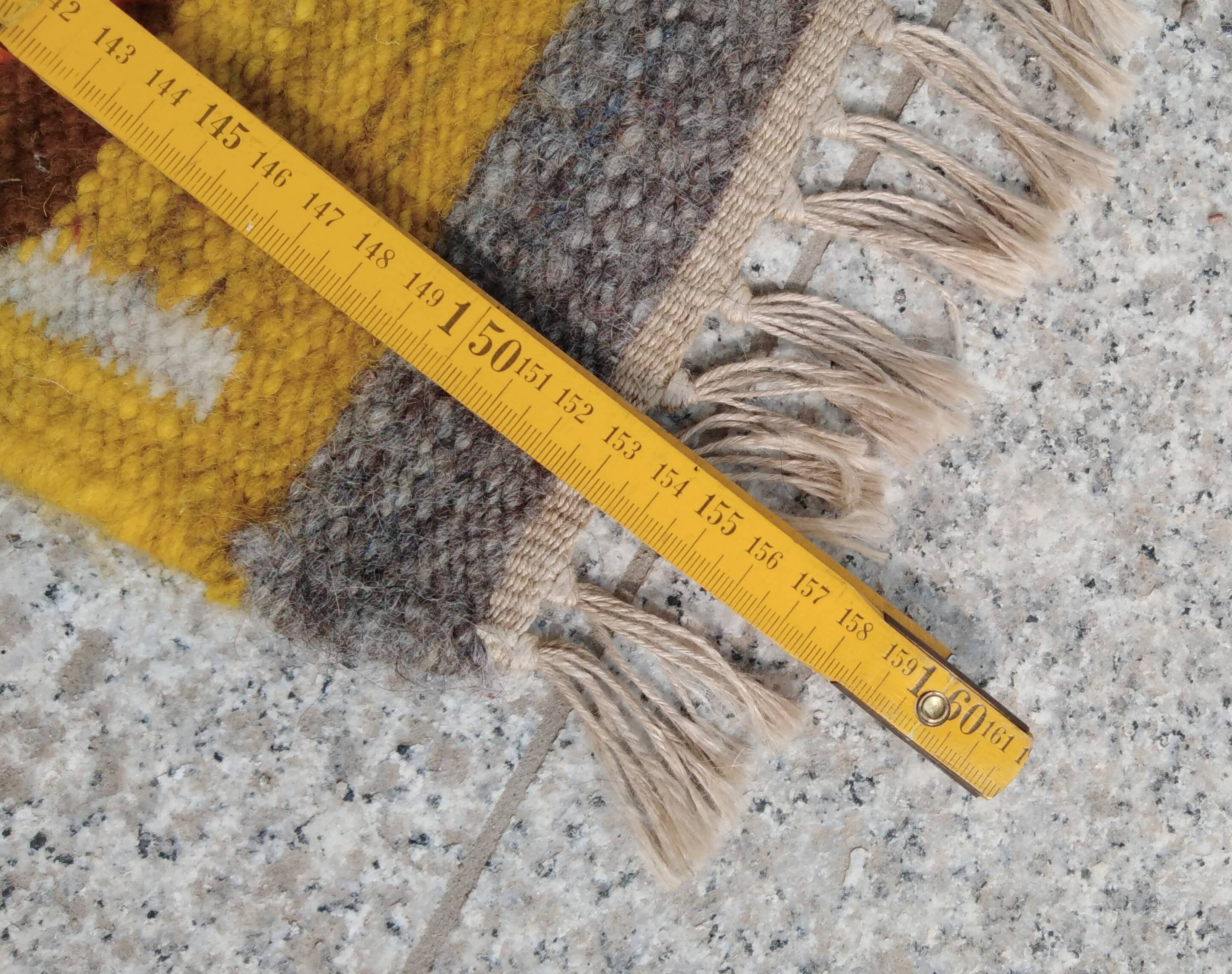 Decorative midcentury rug