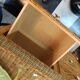 Commode en rotin vintage 1970