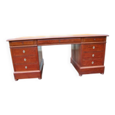 Very large chest of drawers desk from the Louis Philippe period in mahogany from the 19th century.