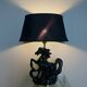 Lampe en céramique cheval, années 70