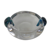 Daum France heavy glass dish