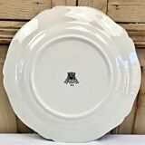 6 flat plates Gien Dionysos the children at the press 1938 1960