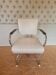 White Vinyl Salon Chair 1960's, USA