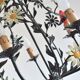 Lustre ceiling design flowers of the 60s art nouveau