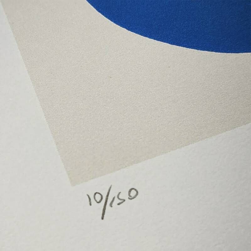 Limited edition lithograph by Man Ray, 1970s. Signed by the author and numbered in pencil.
