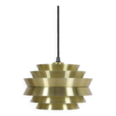 Granhaga / Carl Thore “Trava” lampe suspendue 25 cm / laiton / or / aluminium / design moderne du milieu du siècle / années 1970