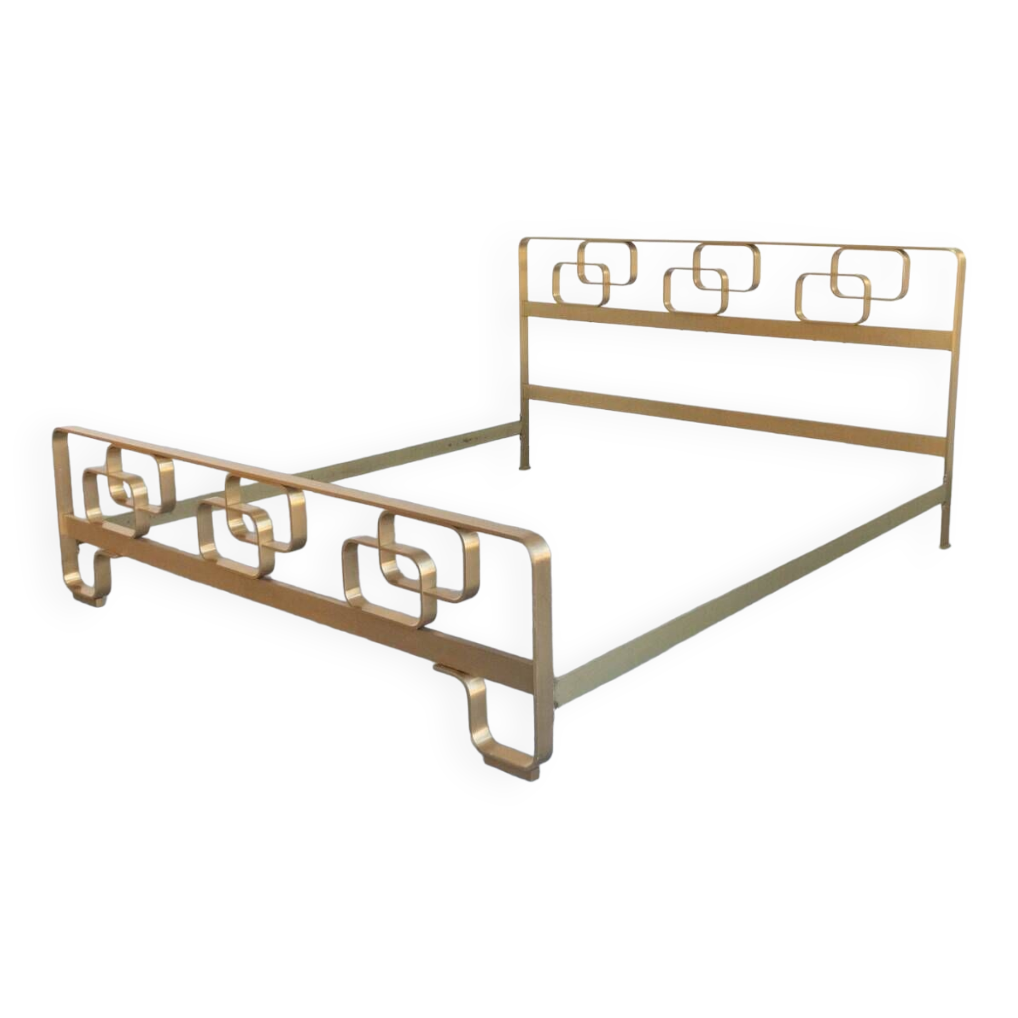 Mid-Century Brass Bed, 1970s