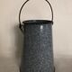 Enamelled milk jar, kitchen decoration
