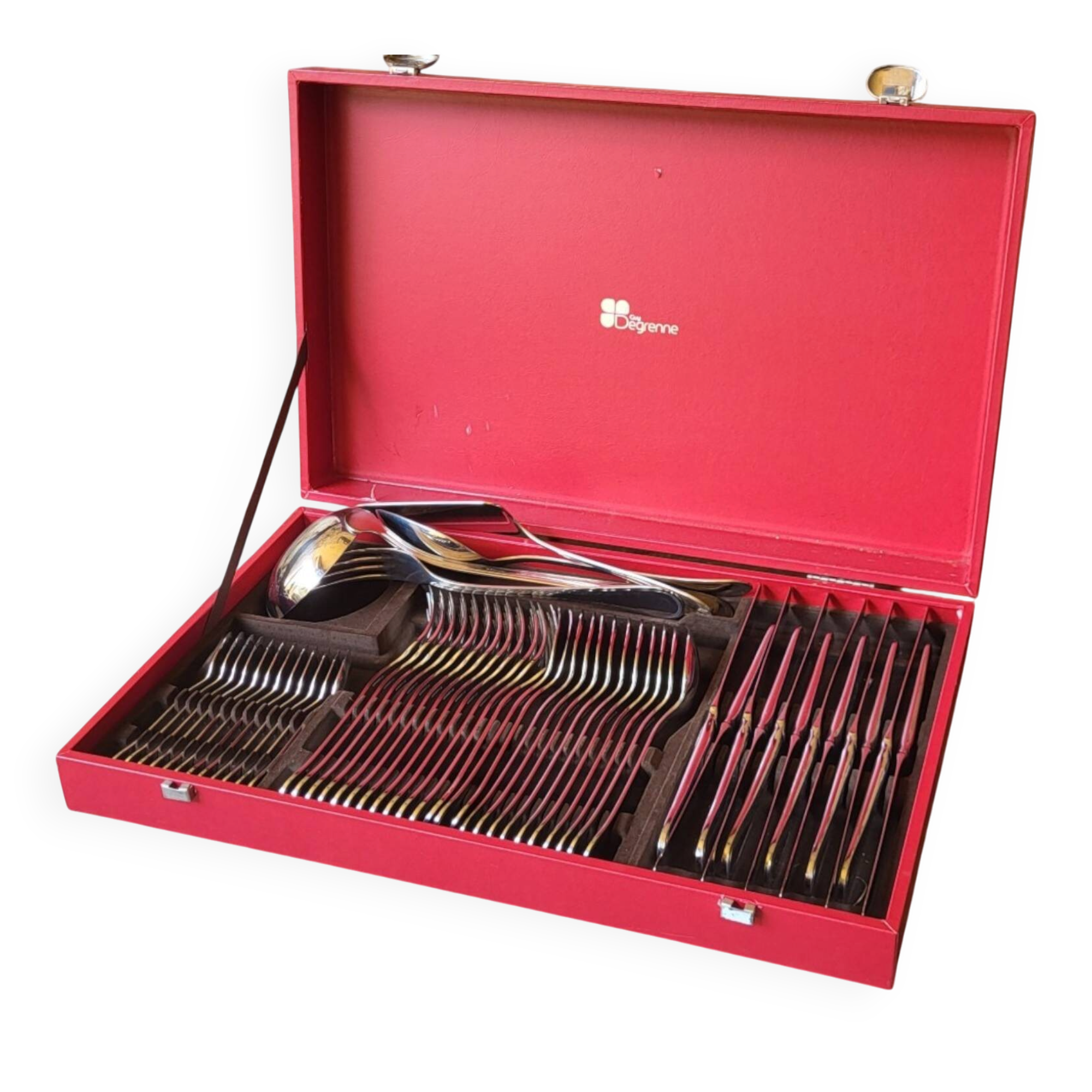 Stainless steel cutlery set 52 pieces - Guy Degrenne