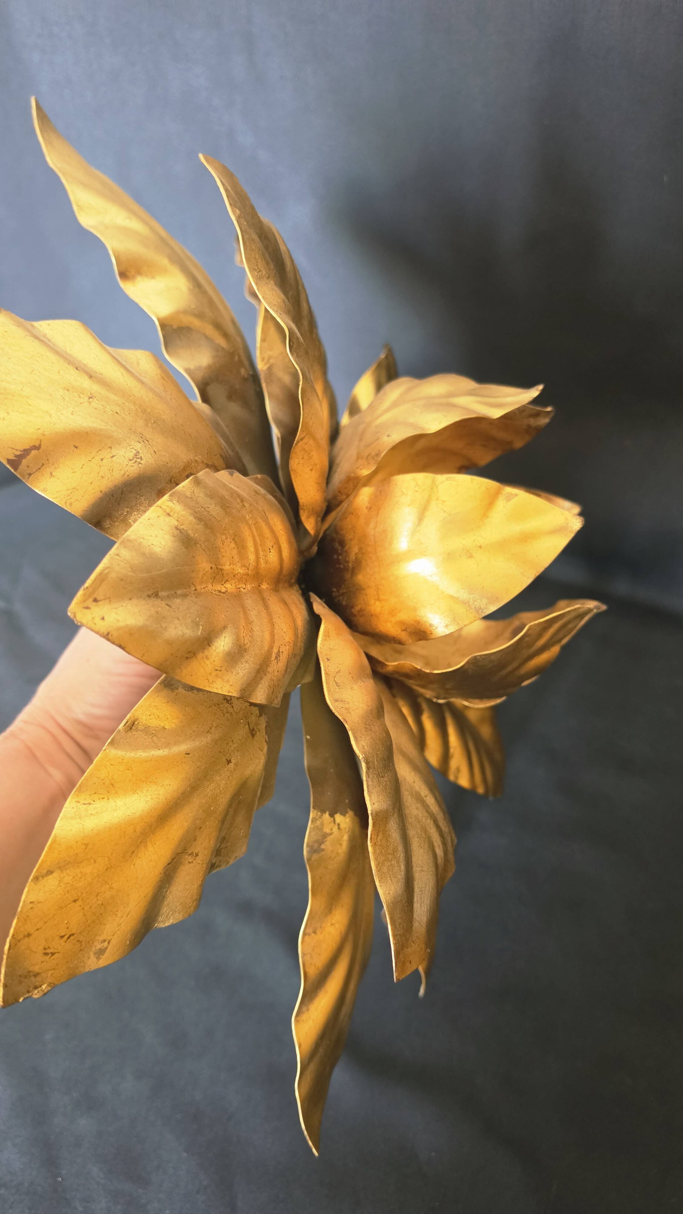 Vintage wall light "Sun and Flower" in the style of Banci Firenze (1960s)