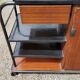 1960s roller service in mahogany and formica fournier paris
