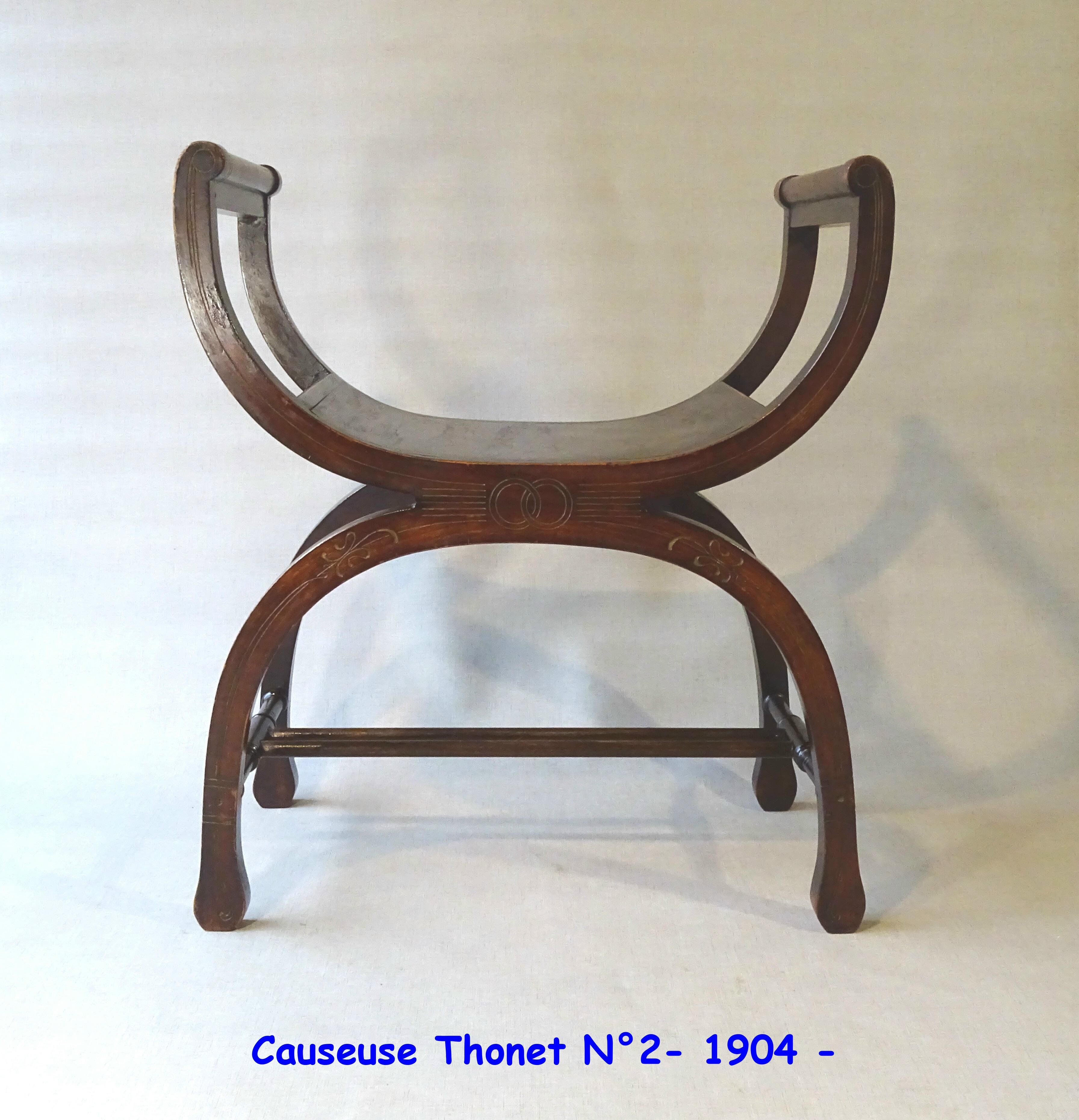 Loveseat Thonet N°2, 1905 Art Nouveau