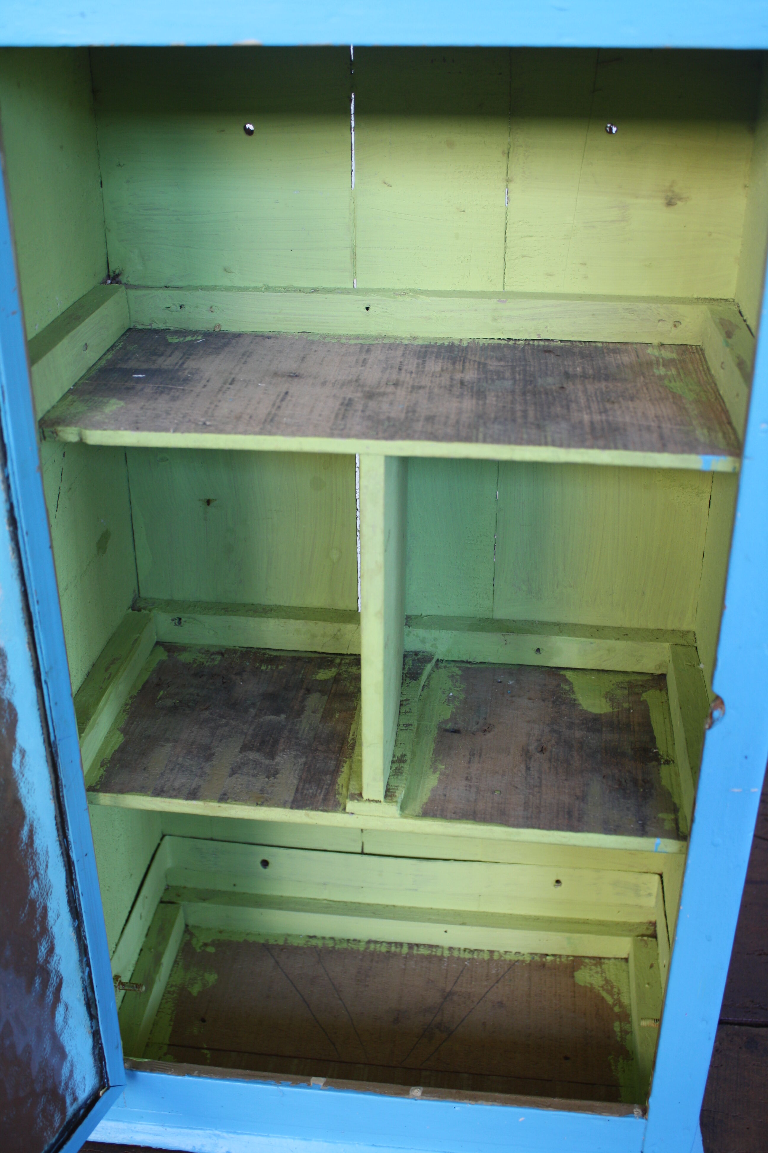 Vintage wooden medicine cabinet