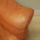 Leather sofa, danish design, 1960s, production: denmark