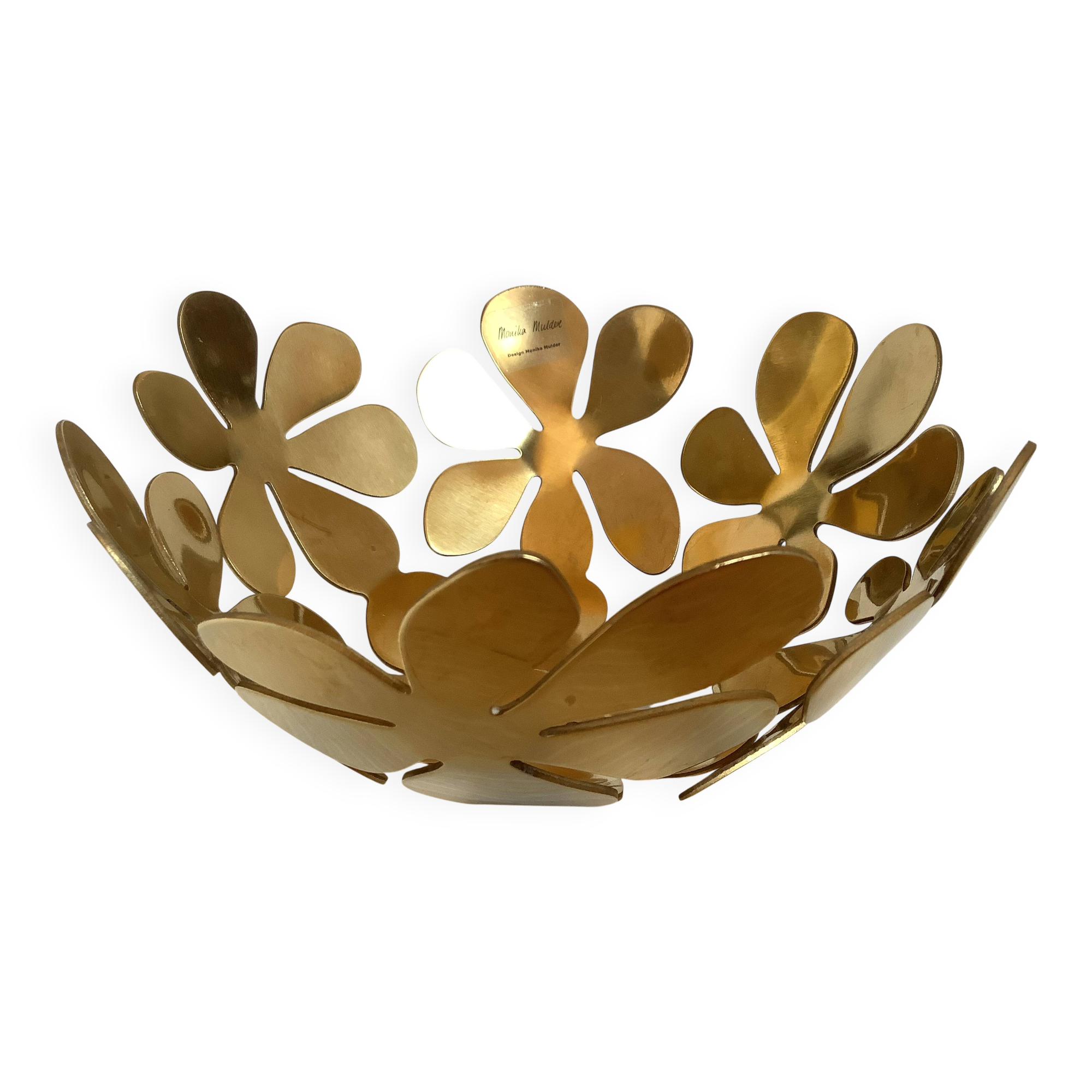 Golden cut design basket Monika Mulder