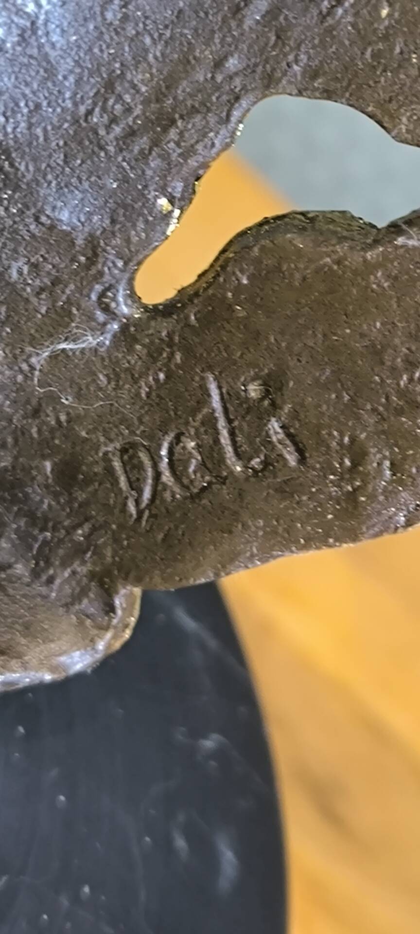 According to Salvador Dalí – The Test of Time – Bronze with gold leaf