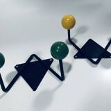 Vintage Coat Racks • Wrought Iron & Wood • 1950