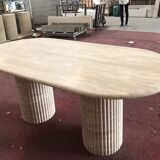 Travertine table