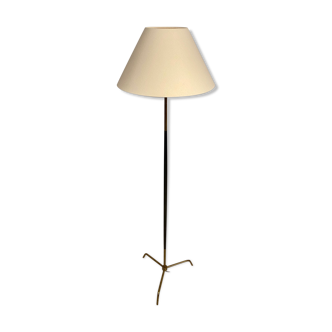 Floor lamp metal brass year 50 design Lunel / vintage