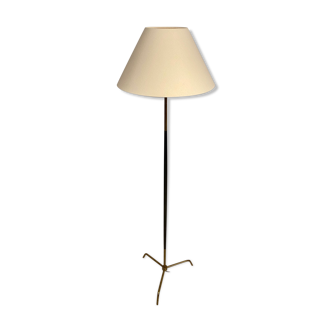 Lampadaire metal laiton année 50 design Lunel