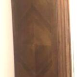 Louis XV style walnut armoire with beveled mirrors
