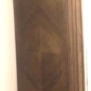 Louis XV style walnut armoire with beveled mirrors