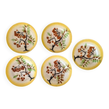 Lot de 5 assiettes Orchies Moulin des Loups D20cm