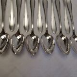 Silver plated metal spoons net service cutlery goldsmith Reneka soup