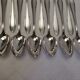 Silver plated metal spoons net service cutlery goldsmith Reneka soup