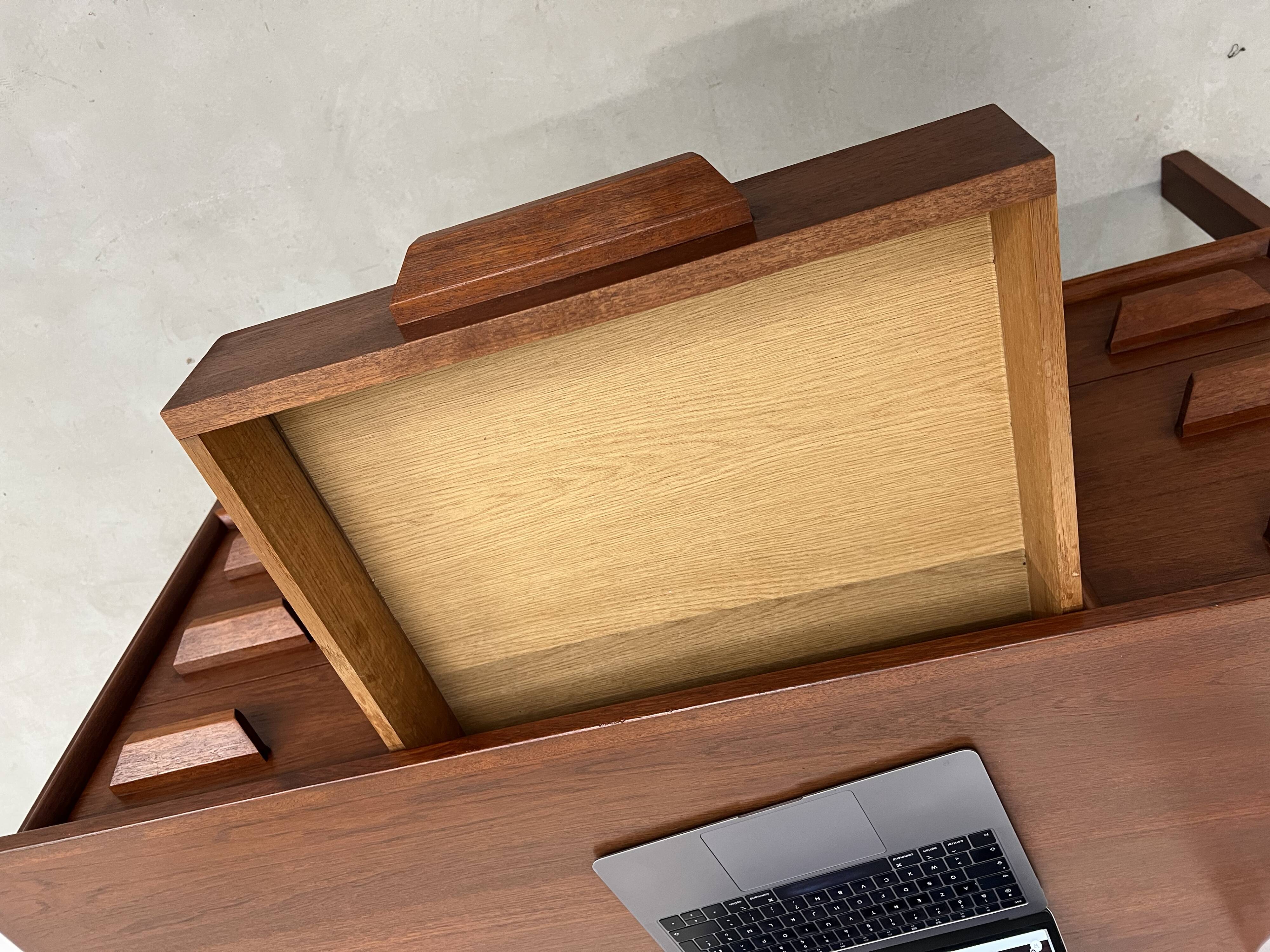 Scandinavian teak desk, circa 1970