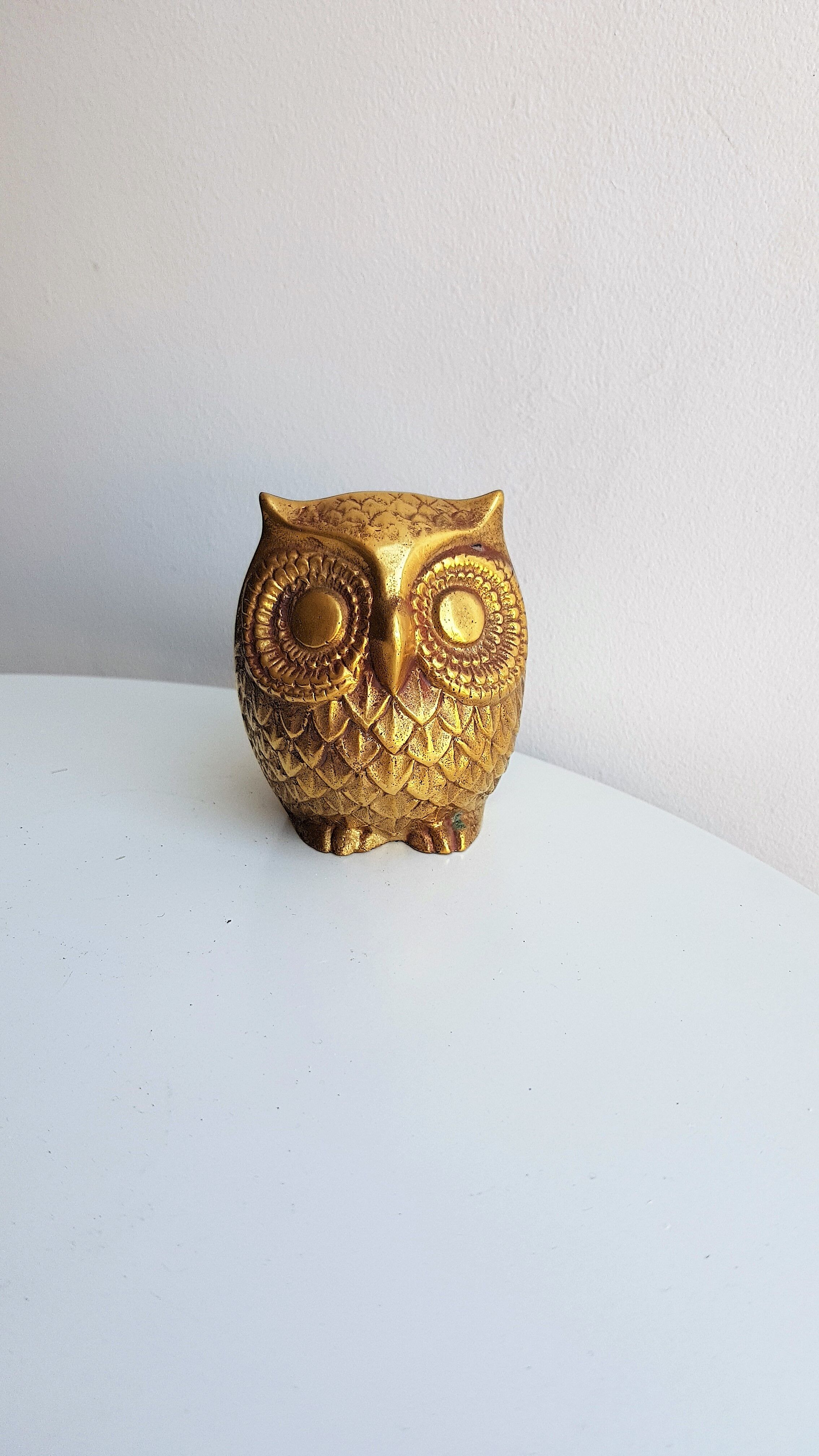 Brass owl