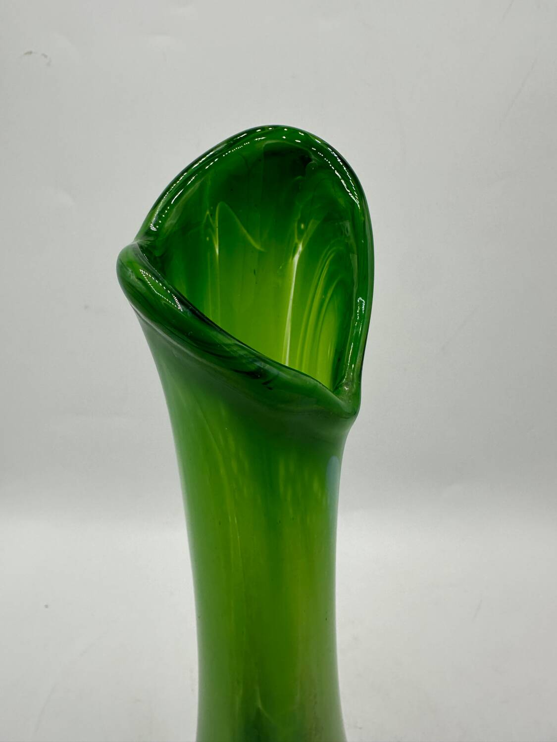 Blown glass vase