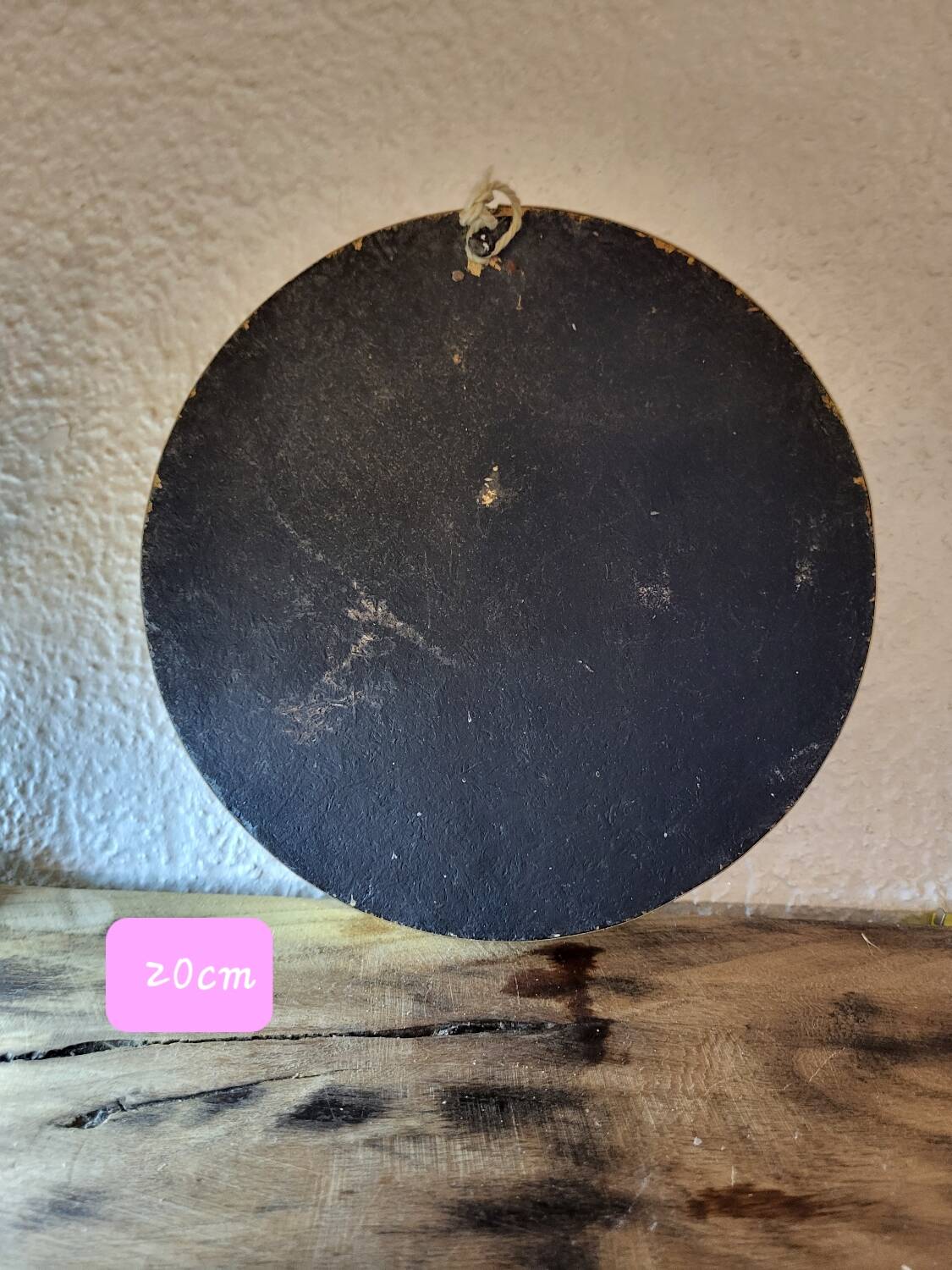 Curved frame dried flowers