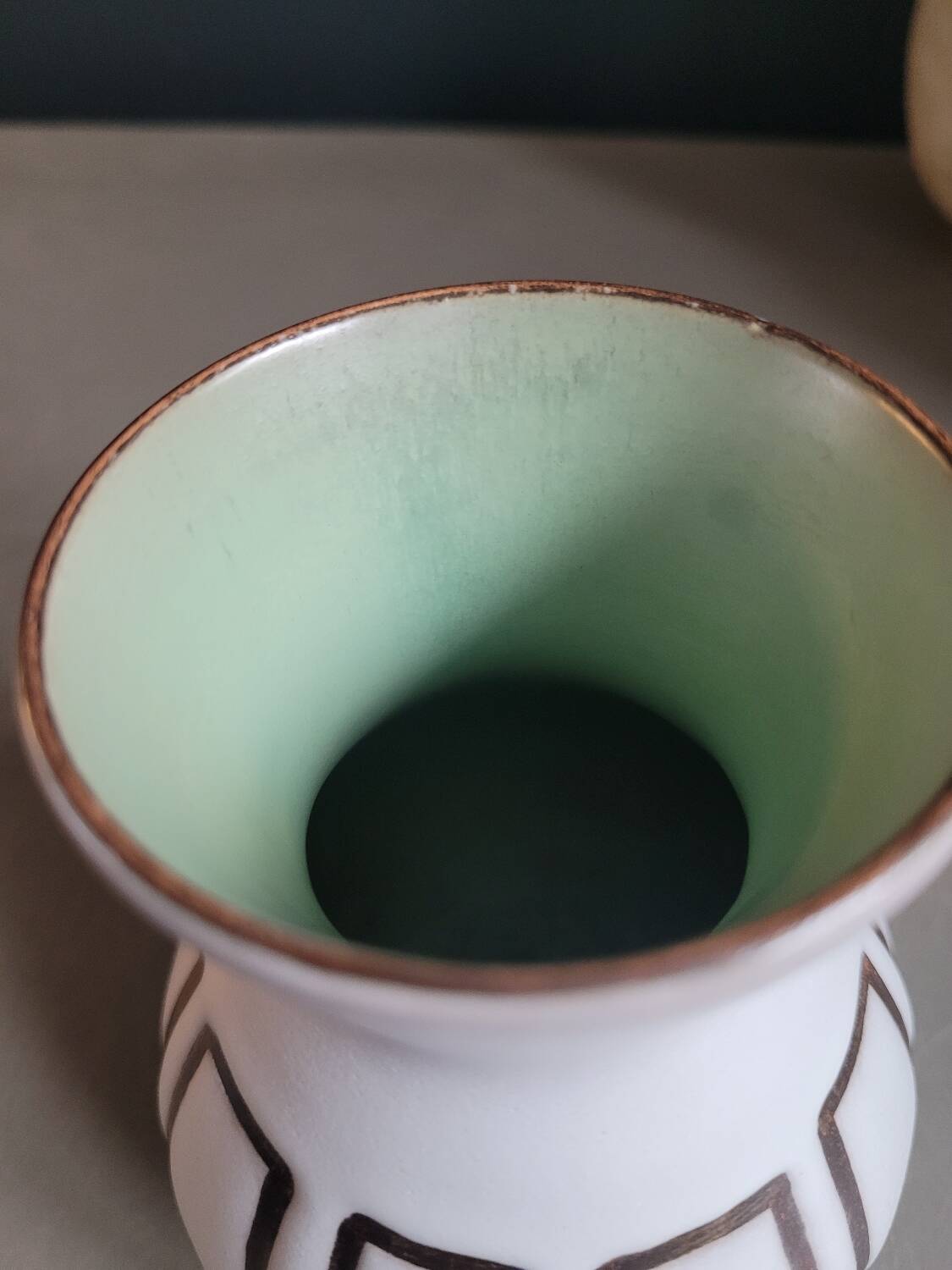 50's ceramic vase