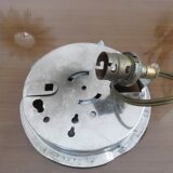 Square ceiling in 1960s white opaline