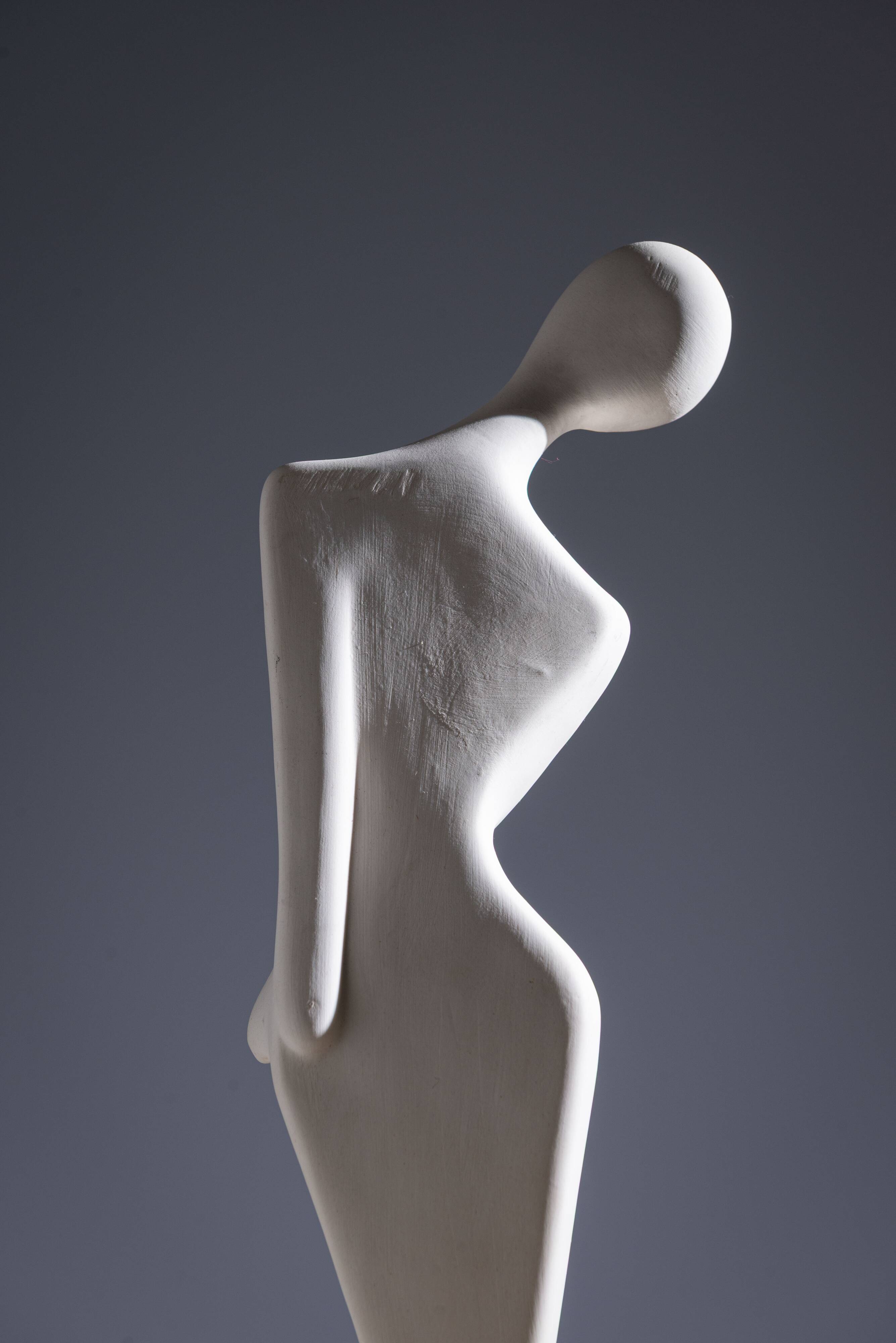 Elegant minimalistic abstract sculpture