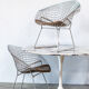 Knoll Bertoia Diamond armchairs