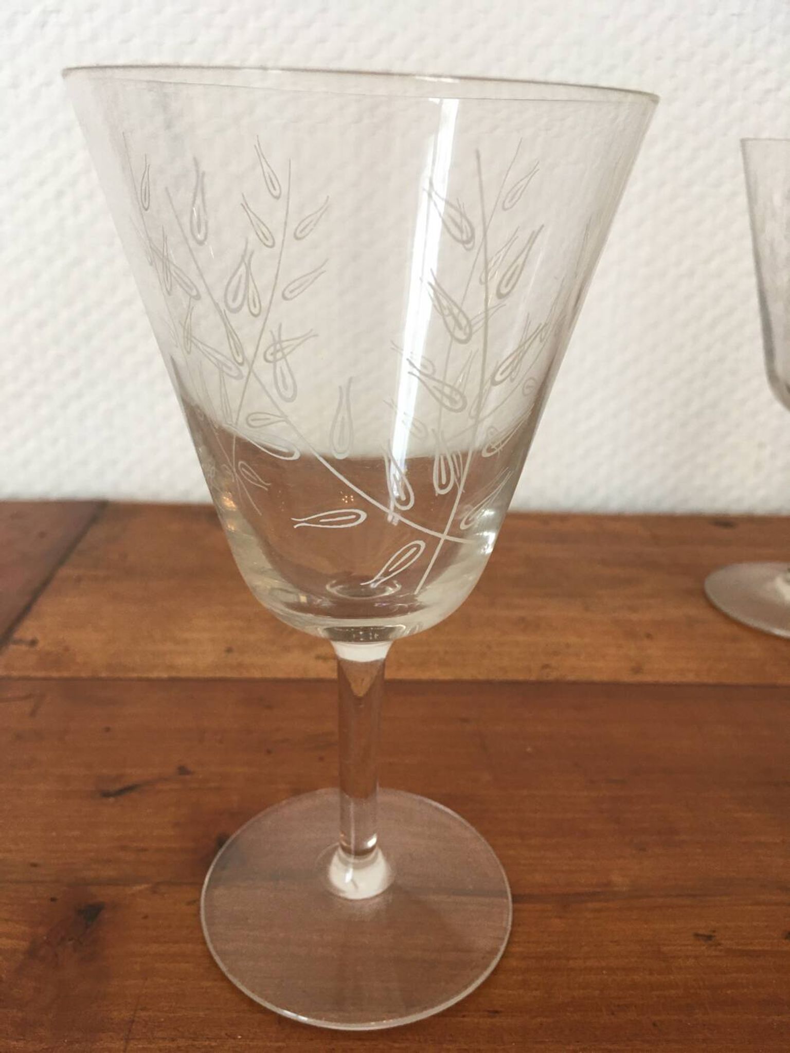Service verres cristal.