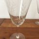 Service verres cristal.