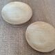 5 stoneware fish plates