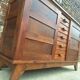 Buffet reconstruction René Gabriel vintage, meuble ancien dit de sinis