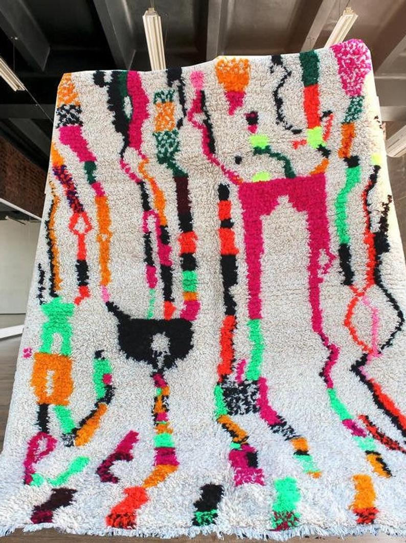 Berber carpet Azilal 200x267cm