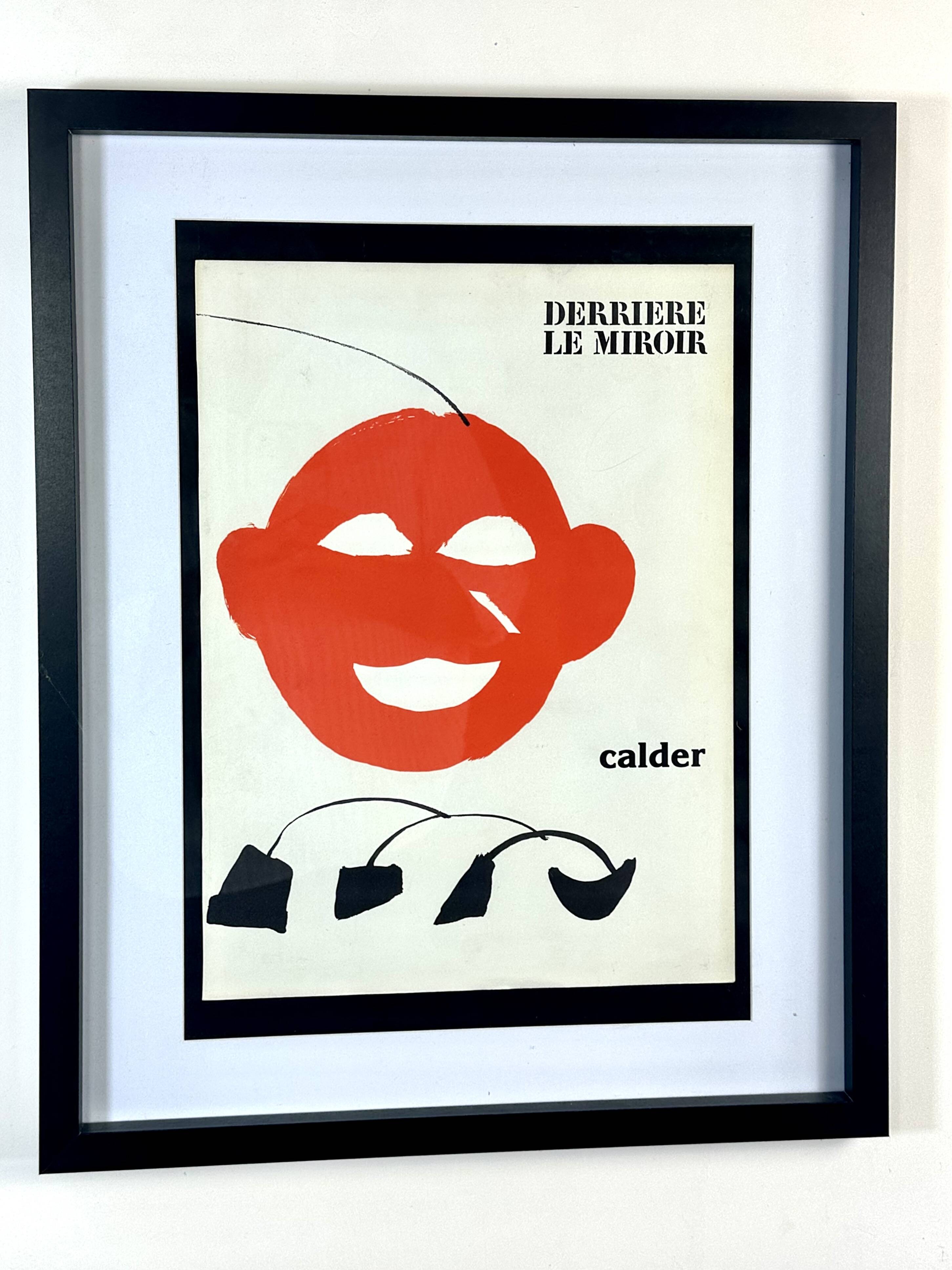 Two Lithographs Alexander CALDER - DLM Behind the Mirror - Maeght