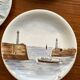 Ceramic plates decorated with Granville Tess