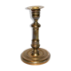 Bougeoir chandelier ancien en bronze doré, flambeau à frise de perle 18cm