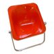 Vintage red Plona armchair – Italian design – Anonima Castelli