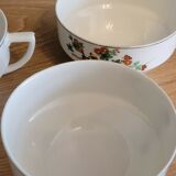 6 anciennes tasses à café thé Raynaud R&C Cie compagnie Limoges France