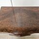 Pair of 1940s Chippendale bedside tables in walnut burl